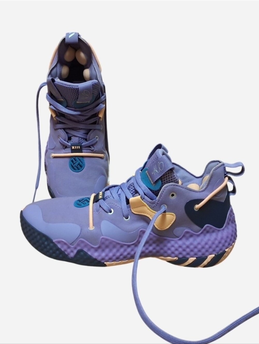 Adidas Harden Vol.6 Lilac And Amber Sneakers